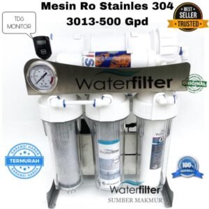 Mesin Ro 500 Gpd Stainles 304 - 5 Step