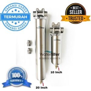 Housing Filter Stainles Steel - 10" In Out 3/4"