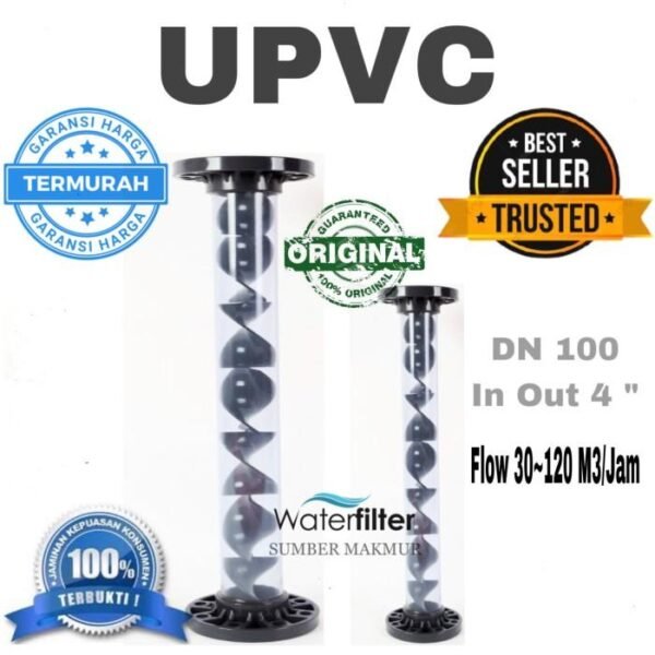 Static Mixer UPVC 4 Inch