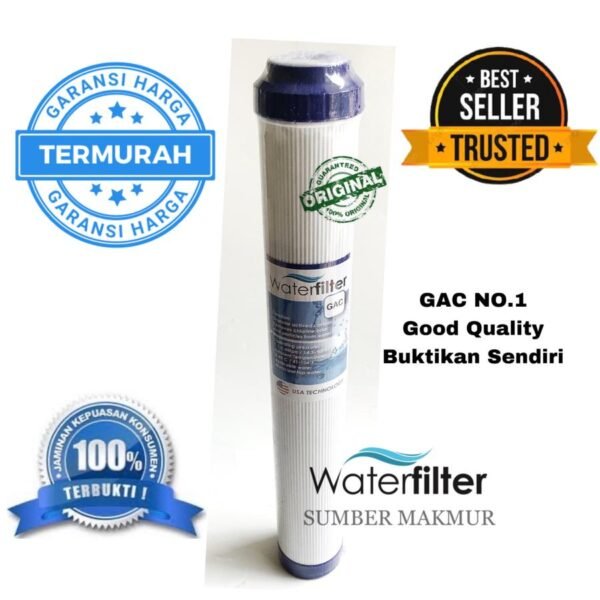 GAC / UDF 20 Inch Water Filter High Quality - iodin 1000+