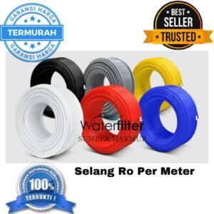 Selang Ro 1/4 Warna Per Meter - Hitam