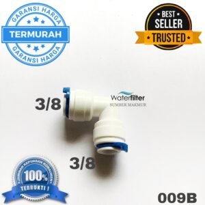 Fitting Ro - Konektor Ro Elbow Selang 3/8 - Selang 3/8