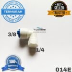 Fitting - Konektor Ro Elbow Drat Dalam 1/4 Selang 3/8