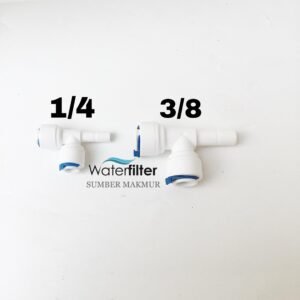 Stem Tee Konektor Ro 1/4 - 3/8