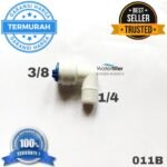 Fitting Ro-Konektor Ro Elbow Drat Luar 1/4 Selang 3/8