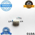 Fitting - Konektor Lurus Drat Luar 1/4 Selang 1/4