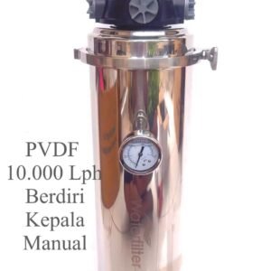 PVDF 10.000 Lph Berdiri Kepala Manual Water Filter