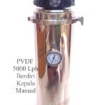 PVDF 5000 Lph Berdiri Kepala Manual Water Filter