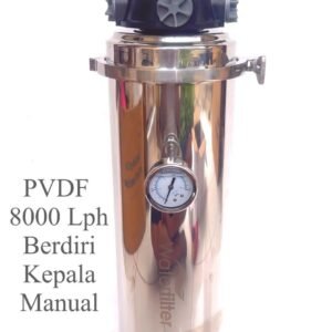 PVDF 8000 Lph Berdiri Kepala Manual Water Filter