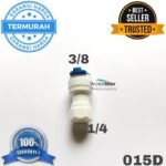 Fitting - Konektor Lurus Drat Dalam 1/4 Selang 3/8