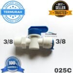 Konektor Ro Stop Kran / Ball Valve Drat Luar 3/8 Selang 3/8