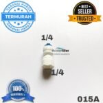 Fitting - Konektor Ro Lurus Drat Dalam 1/4 Selang 1/4